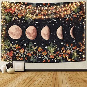 Moonlit Garden Tapestry (59.1 x 82.7 inches)